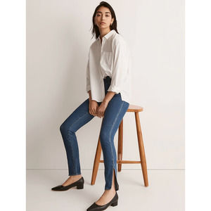 NWT 11" High-Rise Roadtripper Skinny Jeans 29 8 Indigo Wash:Slit-Hem Edition